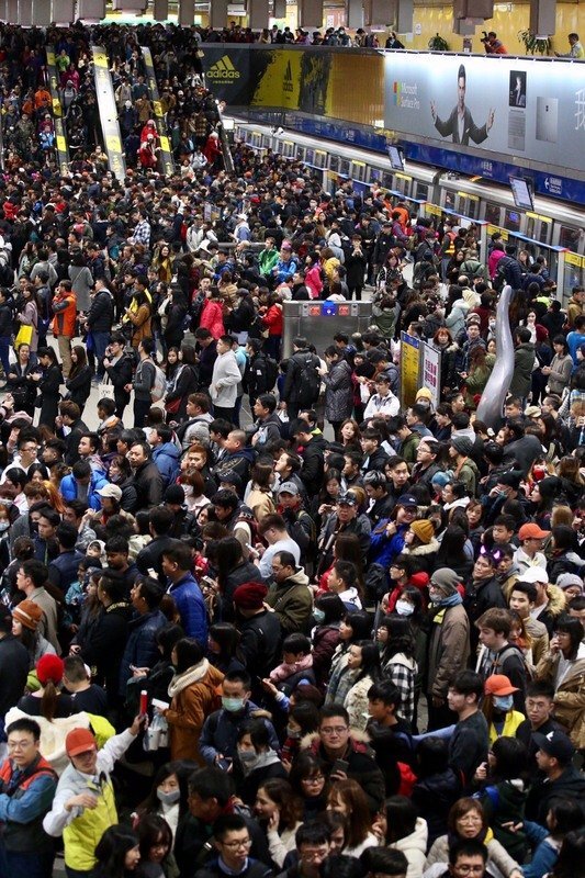 Plus de deux millions de passagers dans les métros de Taipei lors du Nouvel an