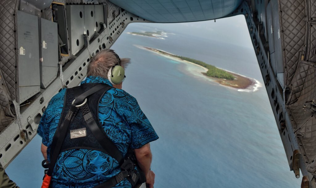Le secrétaire général des Nations unies vient d'achever une tournée dans le Pacifique (Image : compte Twitter d'Antonio Guterres)