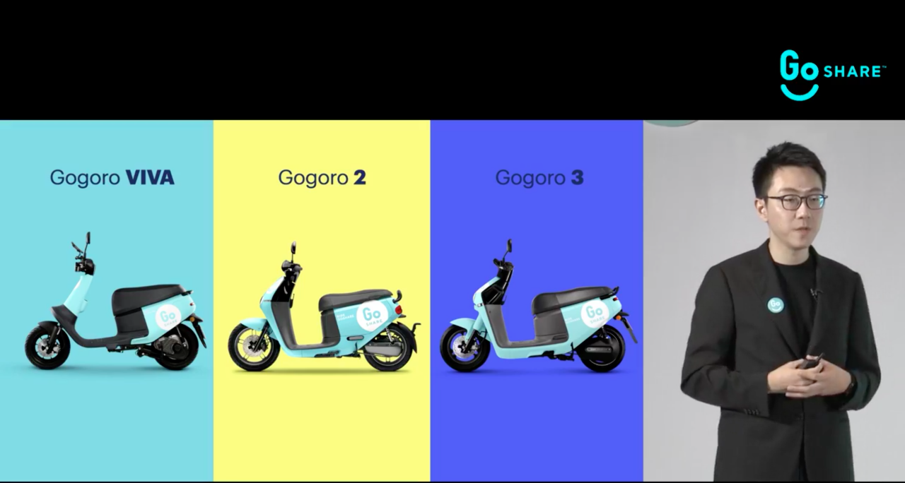 presentation du gogoro 3 par Henry Chiang (capture live facebook)