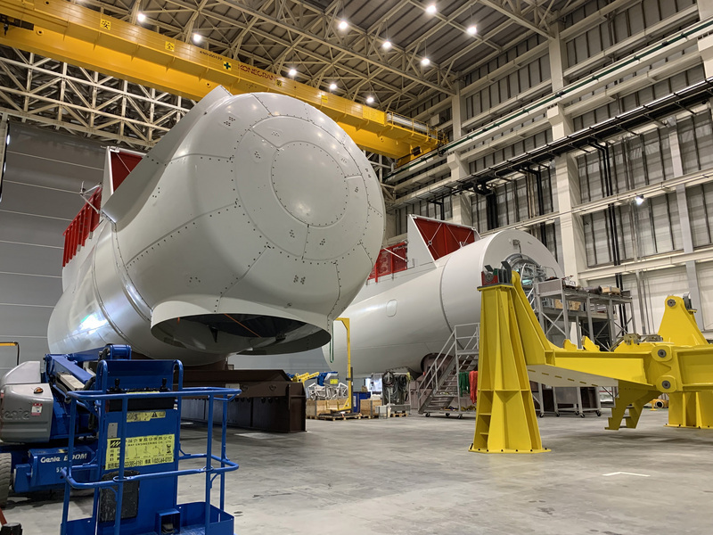 Réussite pour la première nacelle d'éolienne fabriquée à Taichung