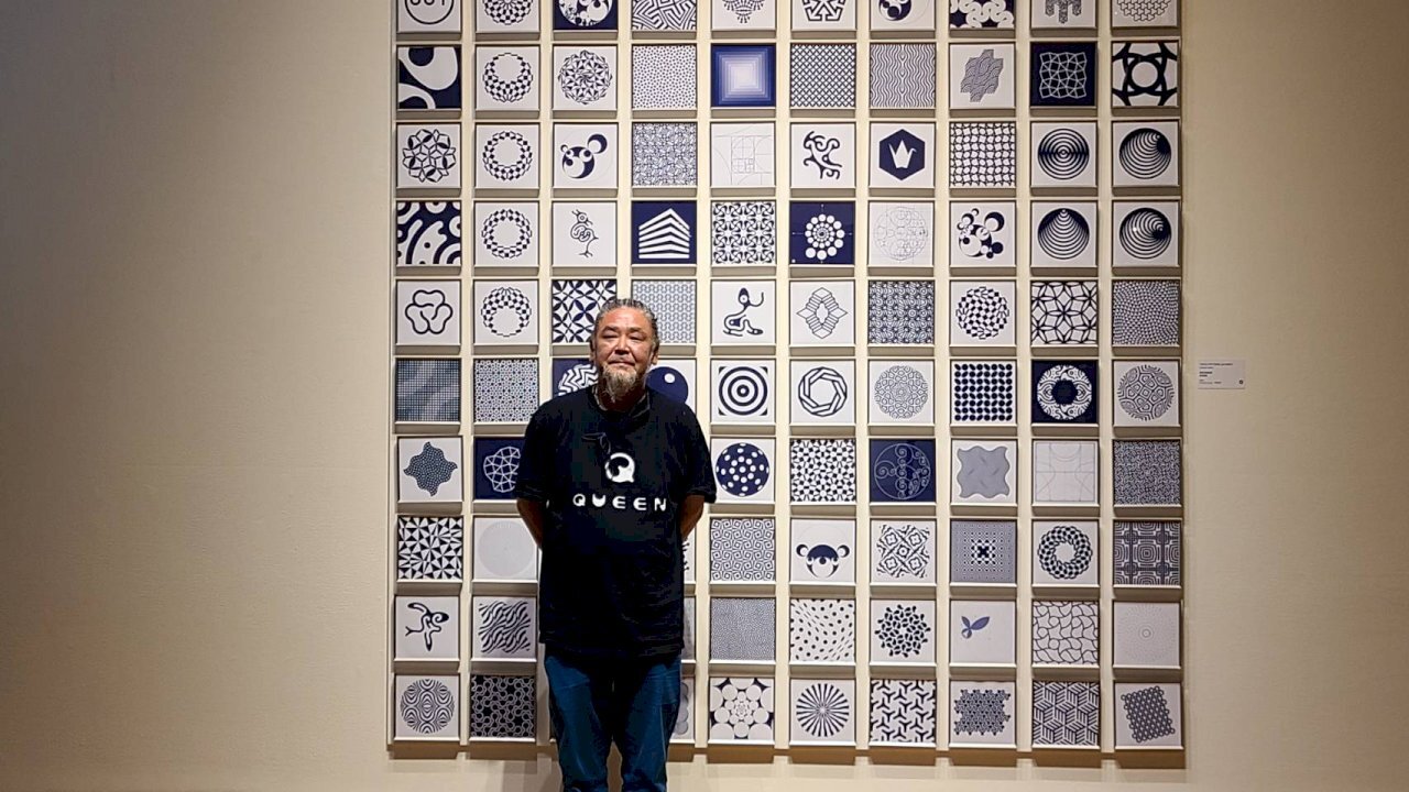 Le célèbre designer japonais Asao Tokolo, connu notamment pour avoir créé l'emblème des JO de Tokyo, s'est récemment rendu à Taïwan pour y tenir une exposition solo intitulée
